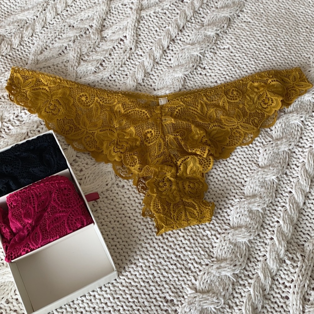 Anthropologie Bikini Style Panty Set